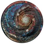 Colored silver coin with diamonds 25 AUD Australia 2025 - Extragalactic 5 oz - Image 2