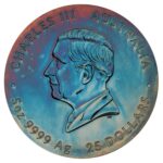 Colored silver coin with diamonds 25 AUD Australia 2025 - Extragalactic 5 oz - Image 4
