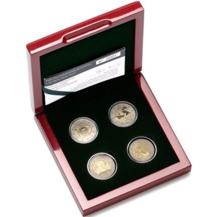 Set of four 2 euro coins Luxembourg 2024-2025 Proof