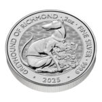 Hõbemünt £5 Ühendkuningriik 2025 – Kuninglikud Tudori Loomad: Richmondi hurt (2 oz) - Image 3