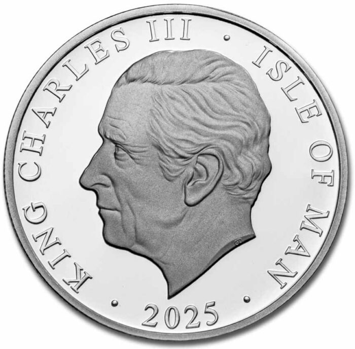Moneda de plata de la Isla de Man 2025 - Ángel - Imagen 2