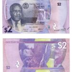 Банкнота 2 доллара Белиз 2025