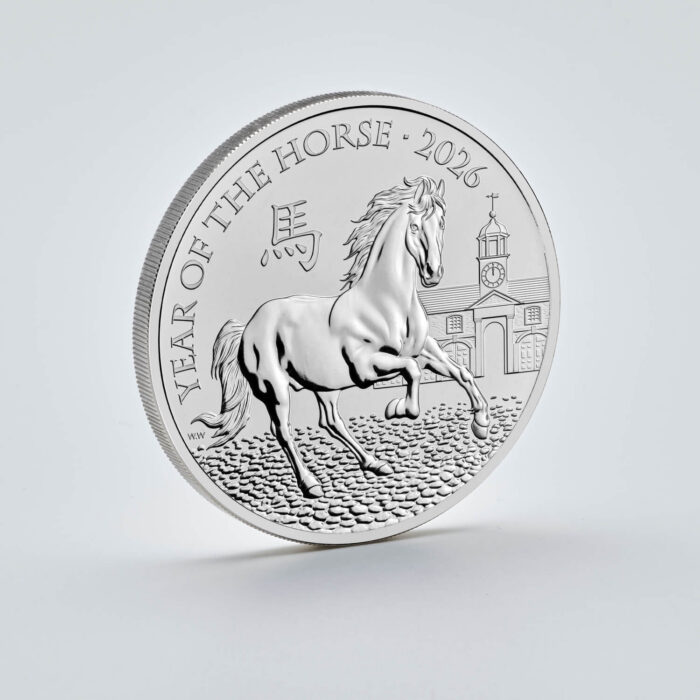 Moneda de 5 £ Reino Unido 2026 - Año del Caballo - Imagen 2