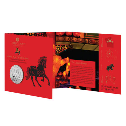 Coin 5 pounds UK 2026 – Lunar Year of the Horse