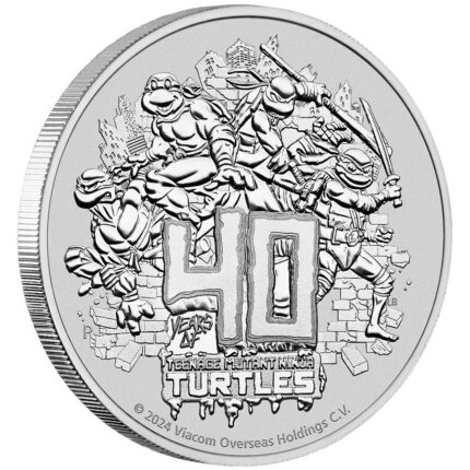 Silver Coin 1$ Tuvalu 2024 – Teenage Mutant Ninja Turtles
