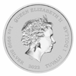 Tuvalu 1 Dollar Silver Coin 2022 – Phantom - Image 2