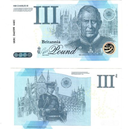 Billete de recuerdo – Coronación de Carlos III