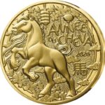 1/4 euroa Ranska 2026 Kiinalainen kuukalenteri - Hevosen vuosi
