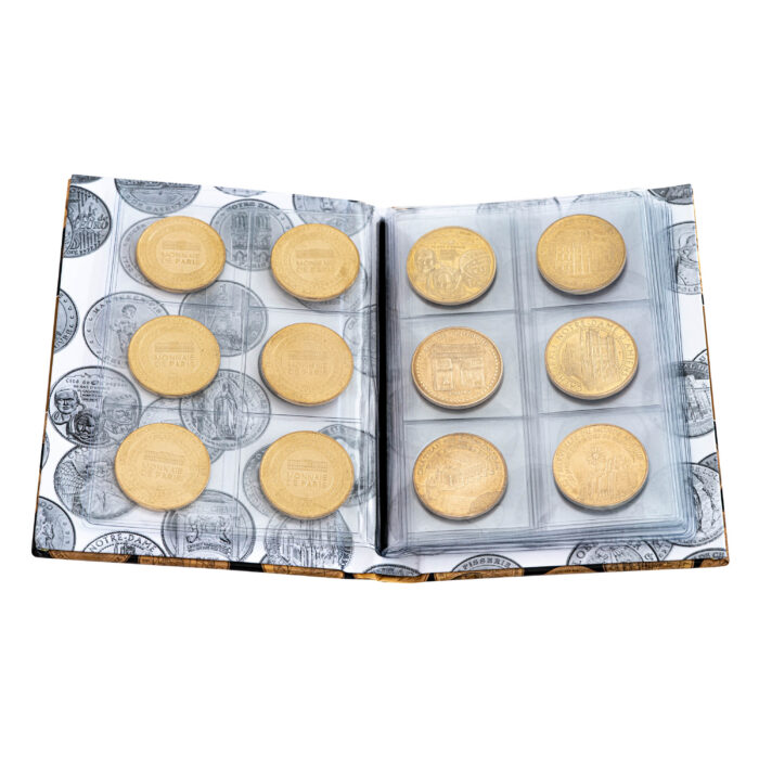 álbum-de-bolsillo-de-ruta-para-36-medallas-turísticas-medailles-touristiques Álbum de bolsillo para 36 medallas turísticas - Imagen 2