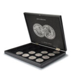 Presentation box for 20 South African Krugerrand silver coins in capsules, black 361478