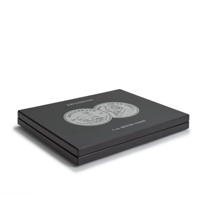 volterra-uno-presentation-case-for-20-silver-coins-asouth-africa-krugerrand-in-capsule_1 Презентационный бокс для 20 серебряных монет ЮАР Крюгерранд в капсулах, чёрный — изображение 2