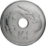 1 кина Папуа-Новая Гвинея 2004 - Солоноводный крокодил