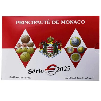 Euromüntide pangavoldik Monaco 2025 BU