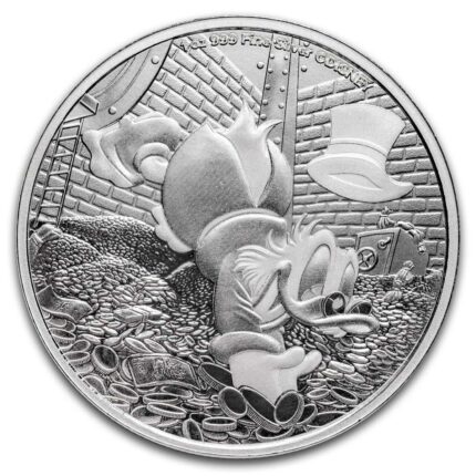 Hõbemünt $2 Niue 2025 – Scrooge McDuck