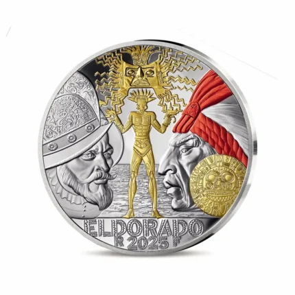 Moneta d'argento €10 Francia 2025 - Miti e ricchezze: El Dorado