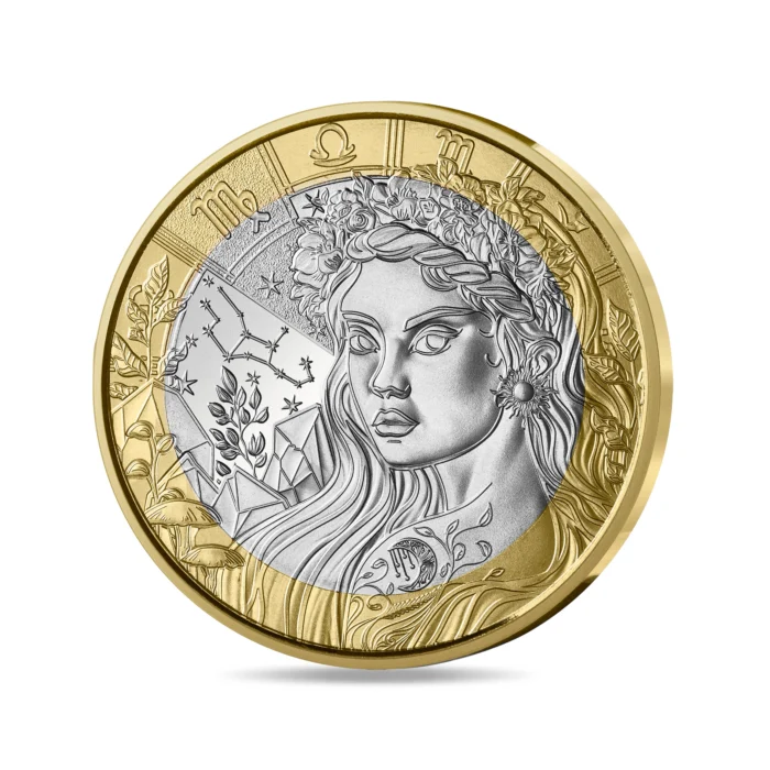 5 euros Francia 2026 - Signo del zodiaco: Virgo - Imagen 2