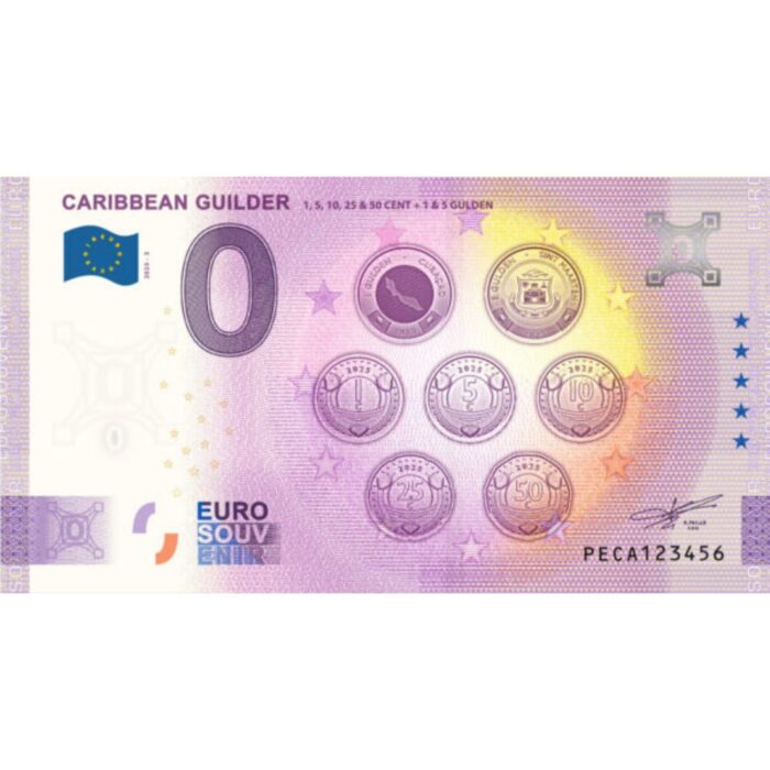 0 euros Islas del Caribe 2025 - Monedas de florín caribeño - Imagen 1