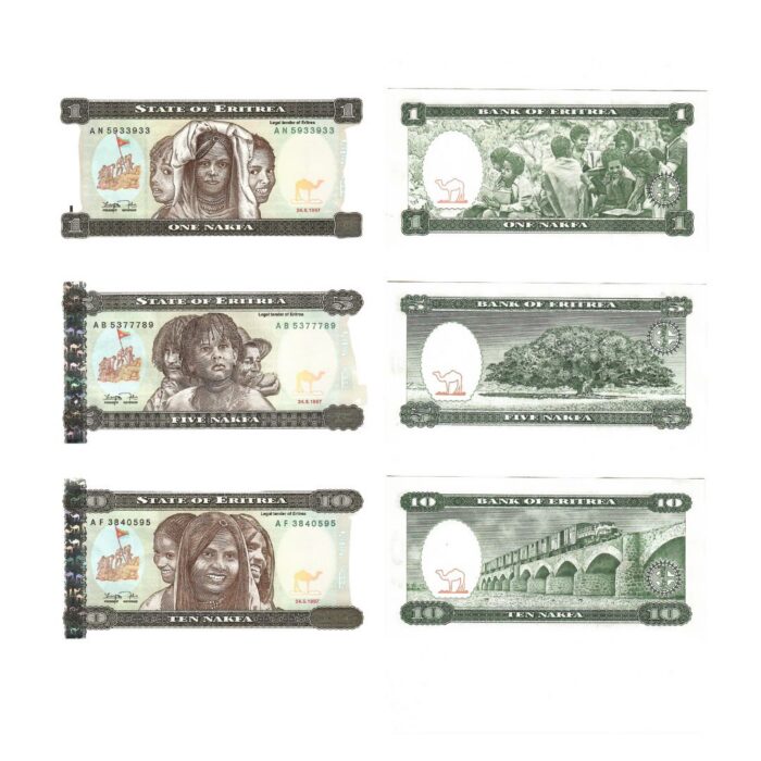 erythrea Set of banknotes - Eritrea - Image 1