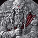 Moneda de plata 2000 francos Camerún 2025 – El camino al Valhalla: Rey Canuto el Grande - Imagen 4