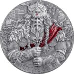 Moneda de plata 2000 francos Camerún 2025 – El camino al Valhalla: Rey Canuto el Grande