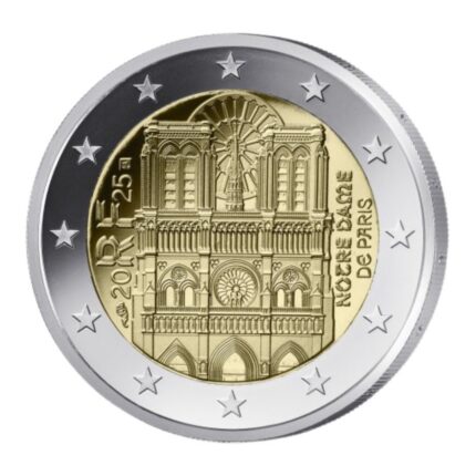 2 euro France 2025 – Notre Dame Cathedral BU