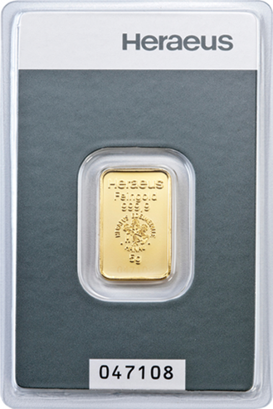 gold-bar-au9999-heraeus-argor-heraeus-5g Золотой слиток Швейцария 2025 – 5 g Argor-Heraeus — изображение 1