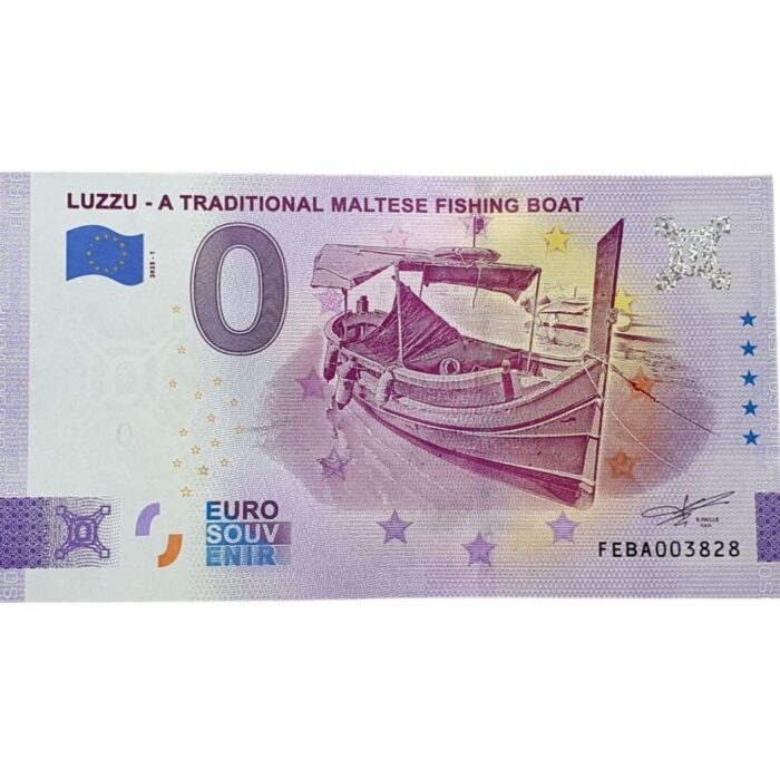 0 euro Malta 2023 - Traditional Maltese Fishing Boat - Luzzu - Image 1