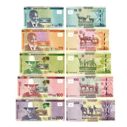 Set of banknotes - Namibia