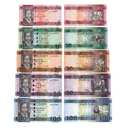 Billetes de Sudán del Sur