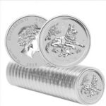 Hõbemünt $1 Austraalia 2018 - Koera aasta 1oz BU Rull