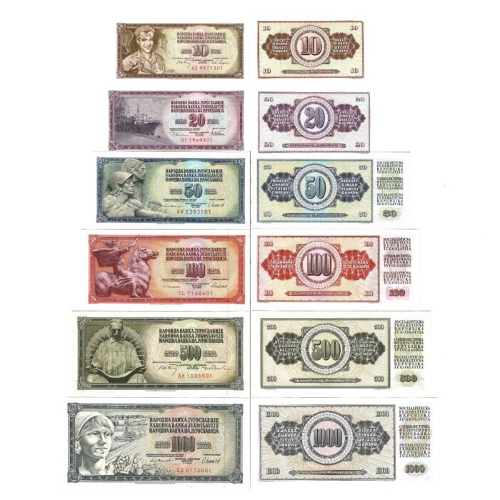 Yugoslavia Set of banknotes - Yugoslavia - Image 1