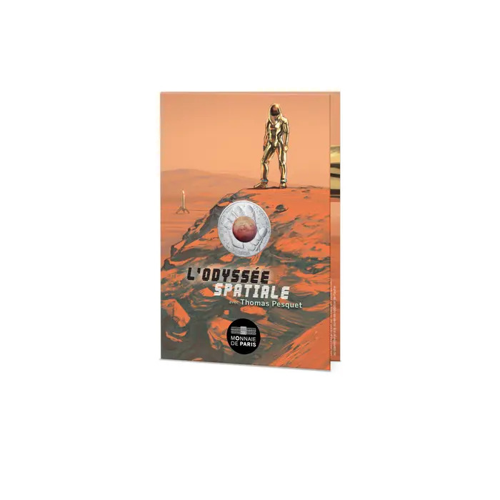 Mars3 Silver coin 10€ France 2025 - A Space Odyssey with Thomas Pesquet: Mars - Image 3