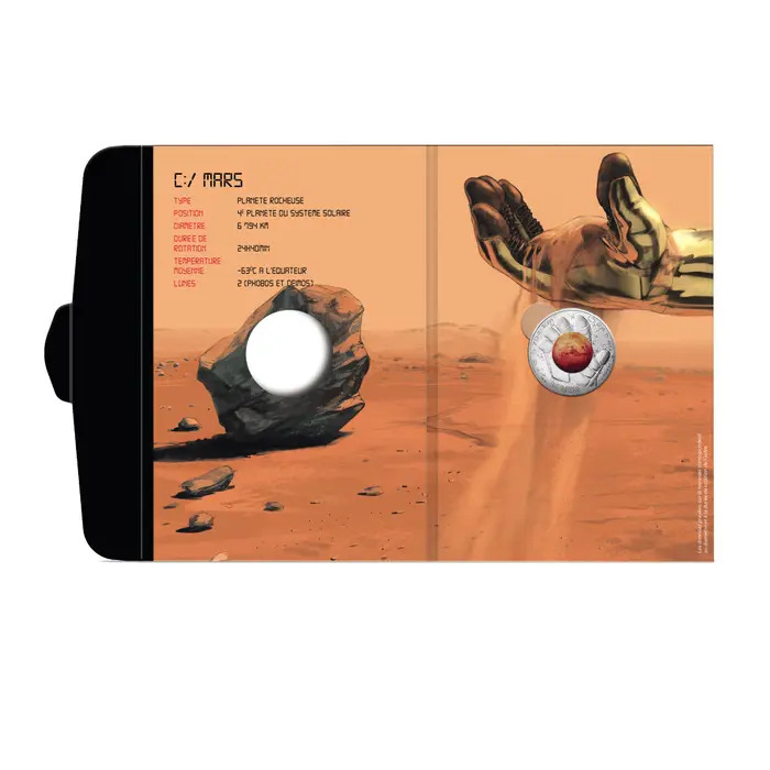 Mars4 Silver coin 10€ France 2025 - A Space Odyssey with Thomas Pesquet: Mars - Image 4