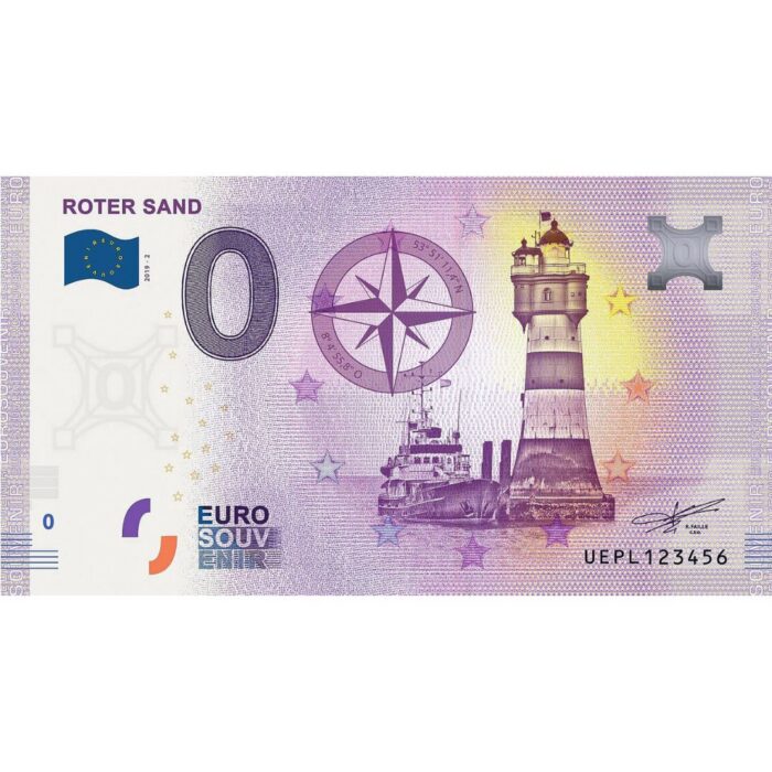 0 euro roter sand france 0 euros Francia 2019 – Faro de Roter Sand - Imagen 1