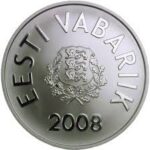 Silver coin 10 kroons Estonia 2008 – Summer Olympics in Beijing - Image 2