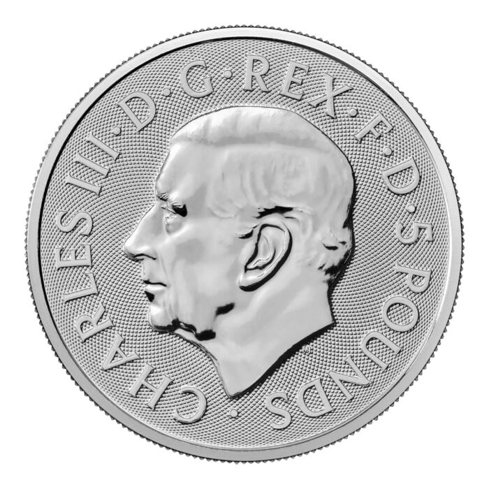 Silver Coin £5 UK 2026 - Tudor Royal Beasts: Queen's Lion (2 oz) - Image 2