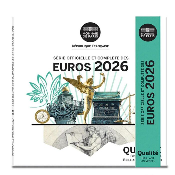 Colección de monedas de euro Francia 2026 BU - Imagen 1
