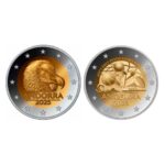 2 euron Andorra 2025 kolikkopari korteissa - Hanhikorppikotka ja Euroopan pienten valtioiden pelit - Image 3