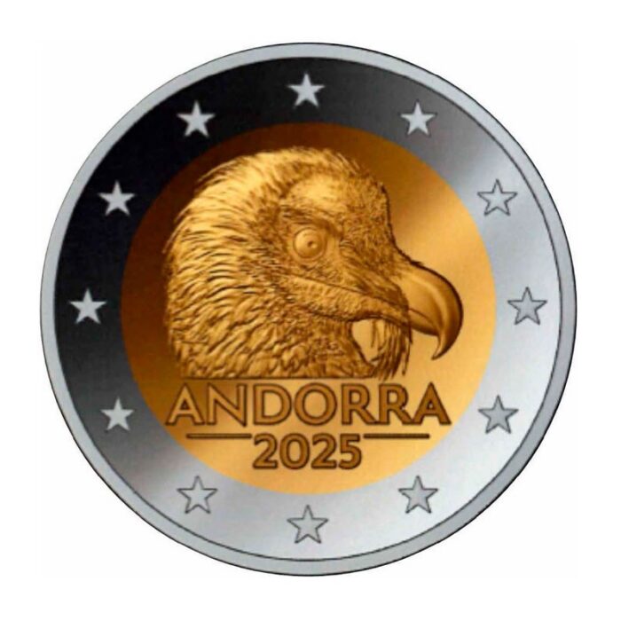 2 euron Andorra 2025 – Hanhikorppikotka - Image 3