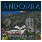 Colección de monedas de euro Andorra 2025 BU