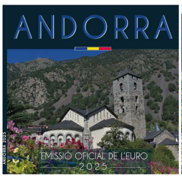 andora2025bankset1 Colección de monedas de euro Andorra 2025 BU - Imagen 1