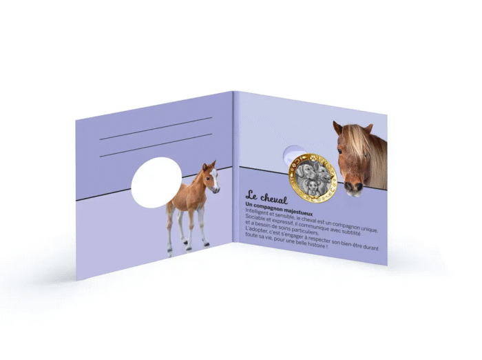 5 euroa Ranska 2025 – Lempieläin: Hevoset - Image 3