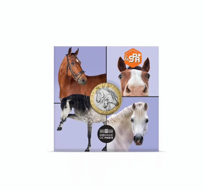 5 euroa Ranska 2025 – Lempieläin: Hevoset - Image 1