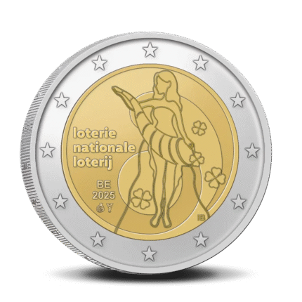 2 eurot Belgia 2025 – Riiklik Loto UNC