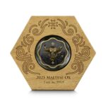 10 euron hopearaha Malta 2025 - Maltan härkä BU, korkeareliefi - Image 4