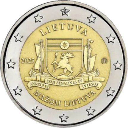 2 euros Lituania 2025 - Lituania Menor