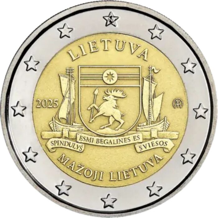 2 euros Lituania 2025 - Lituania Menor - Imagen 1