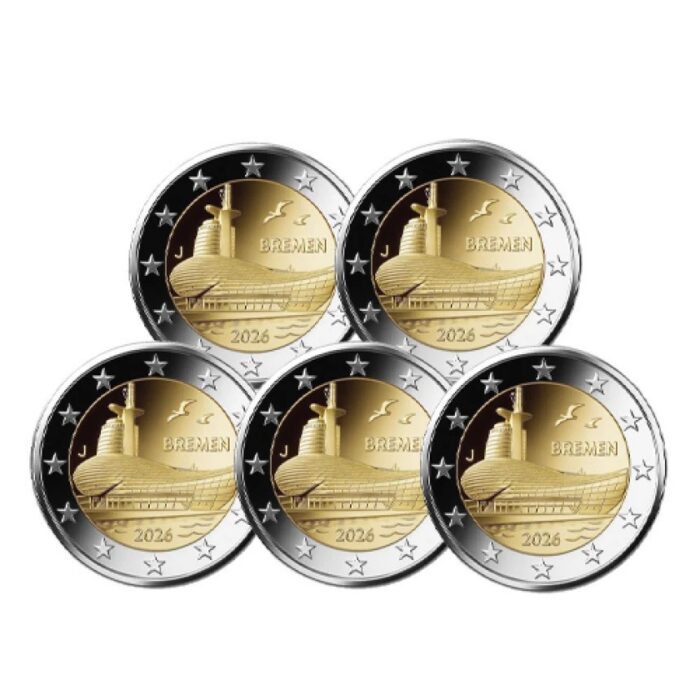 2 euroa Saksa 2026 – Bremen (ADFGJ) - Image 1