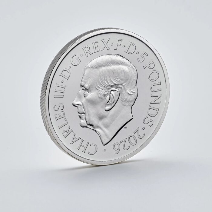 5 naela Suurbritannia 2026 - Tudorite kuninglikud loomad: Kuninglik lõvi - Image 3