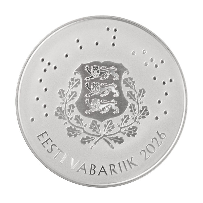 Hõbemünt 15€ Eesti 2026 - XXV taliolümpiamängud Milanos Cortinas - Image 2